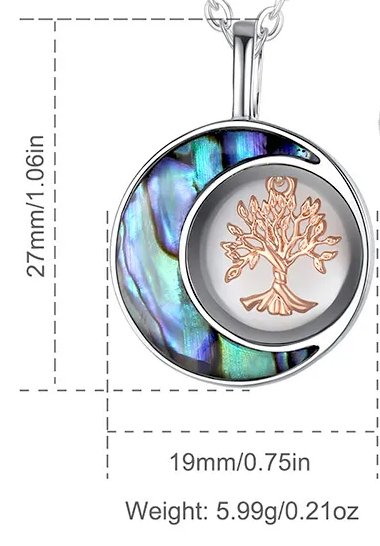 Sterling Silver Magical Stone Tree Cremation Jewelry - Jewel Lay