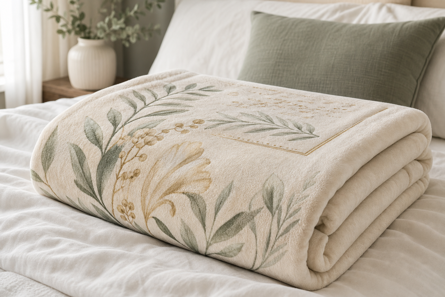 Soft folded blanket
