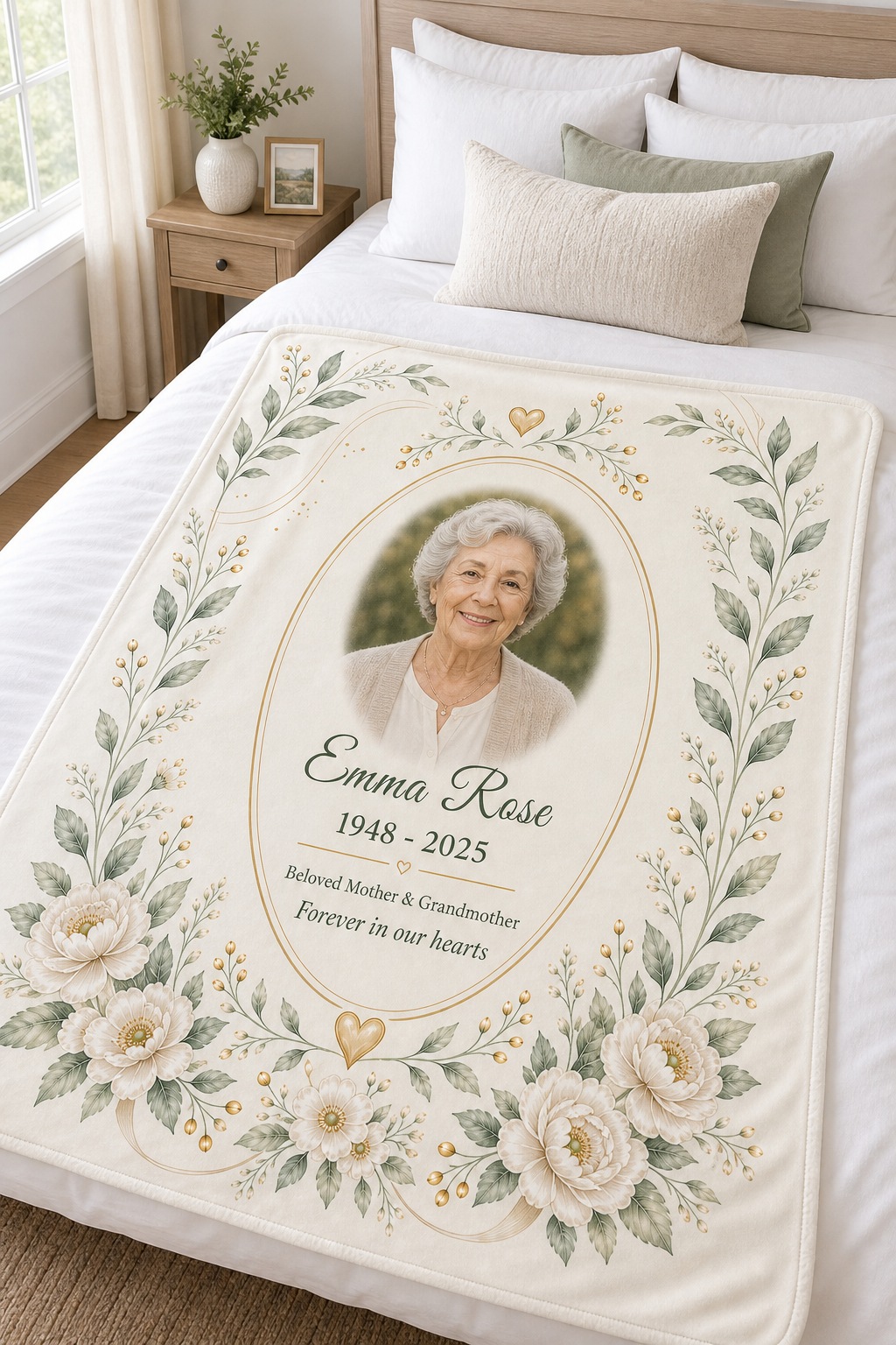 Personalized Memorial Blanket product image