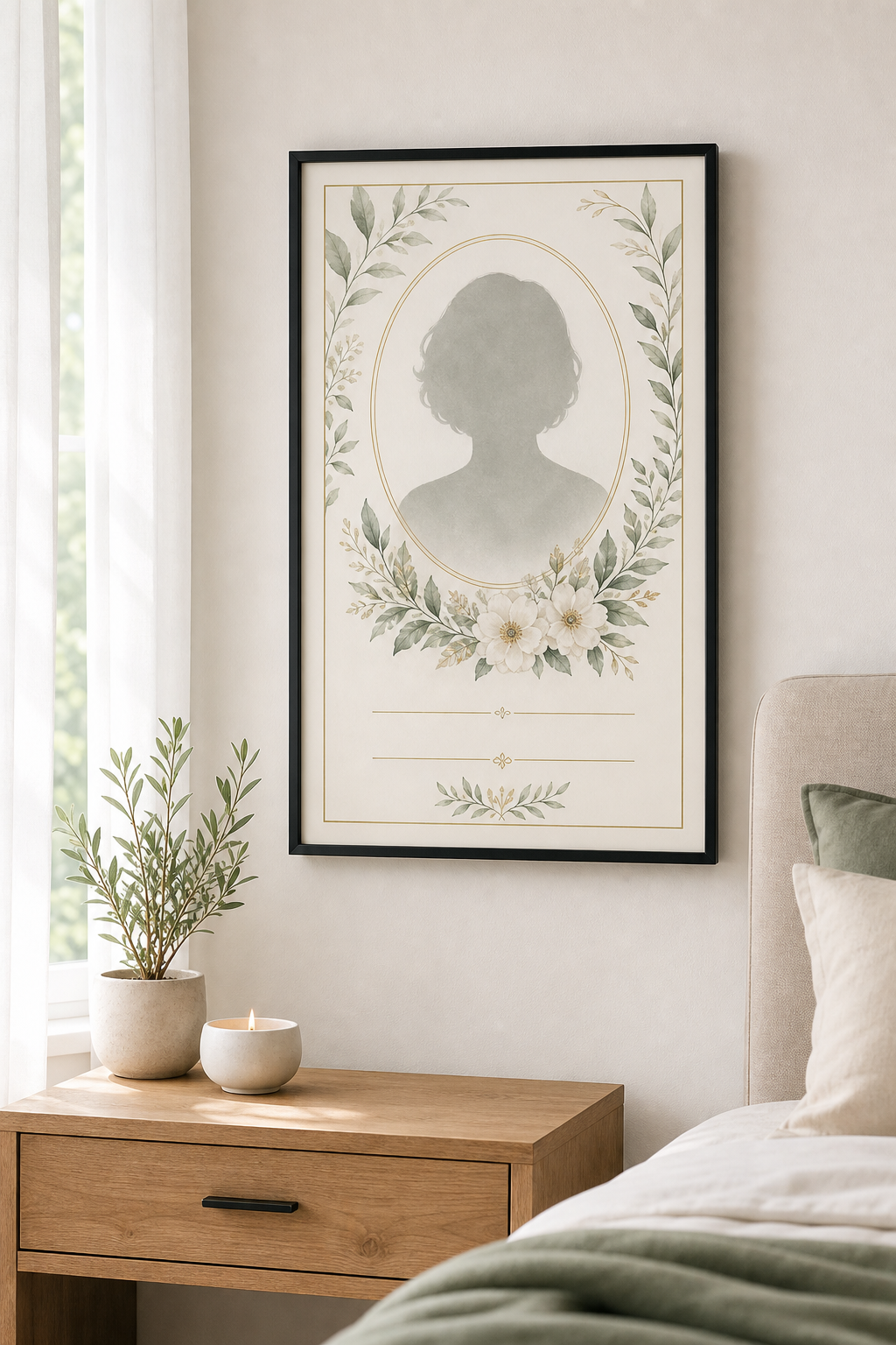 Personalized Memorial Framed Poster product image