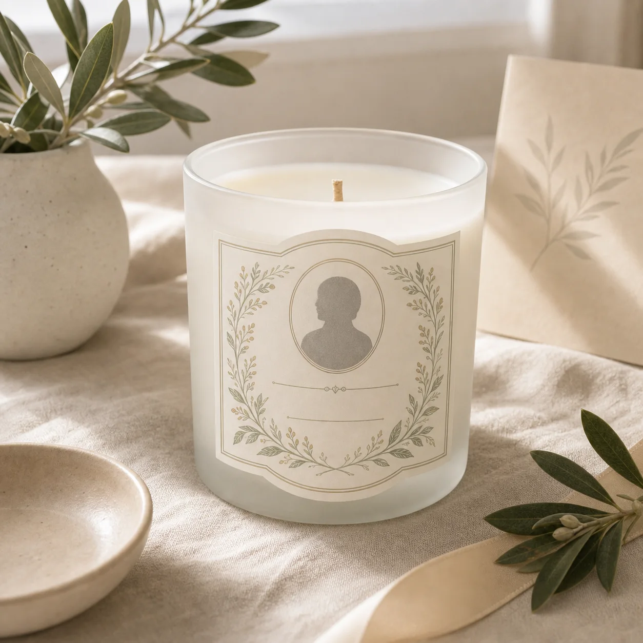 Personalized Memorial Candle product image