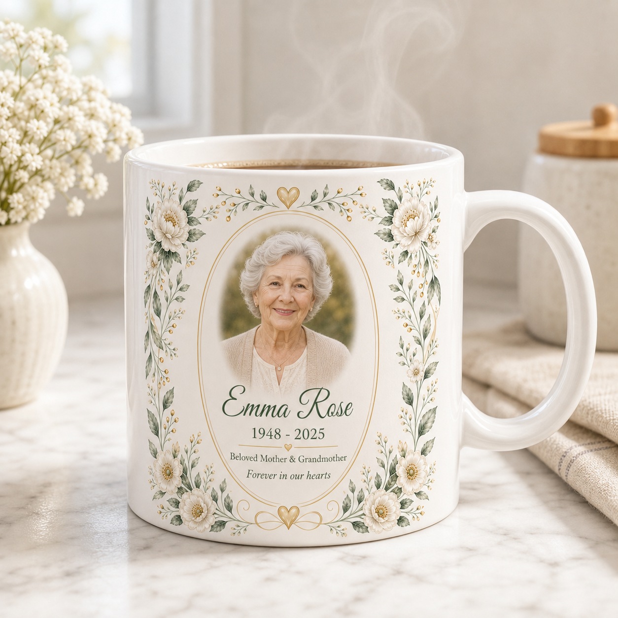 Personalized Memorial Mug example