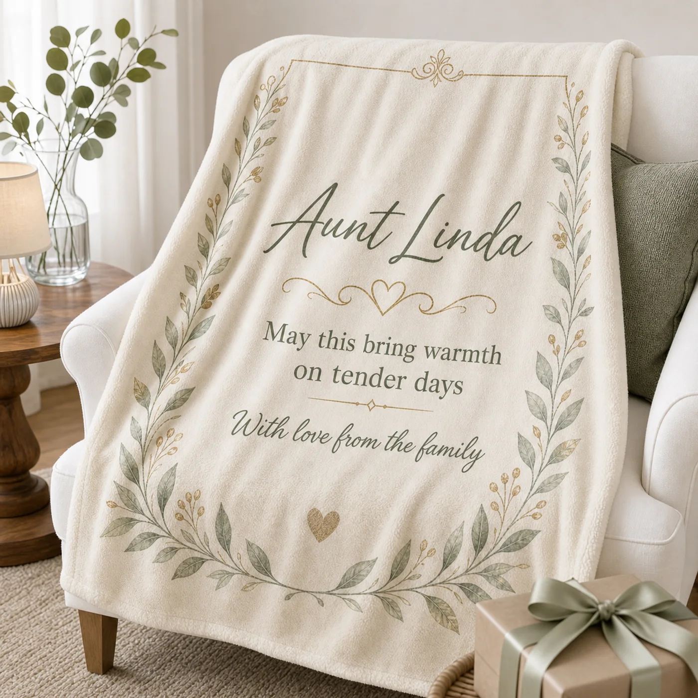 Personalized Sympathy Blanket product image