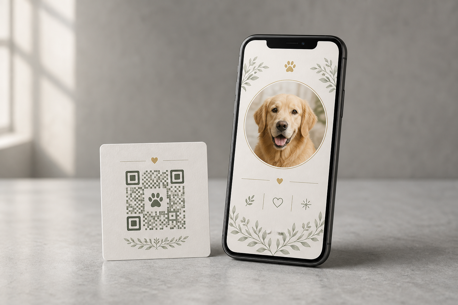 Pet Memorial QR Tribute Page product photo